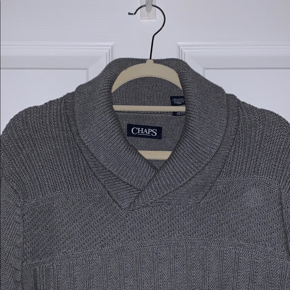 Chaps Gray Sweater